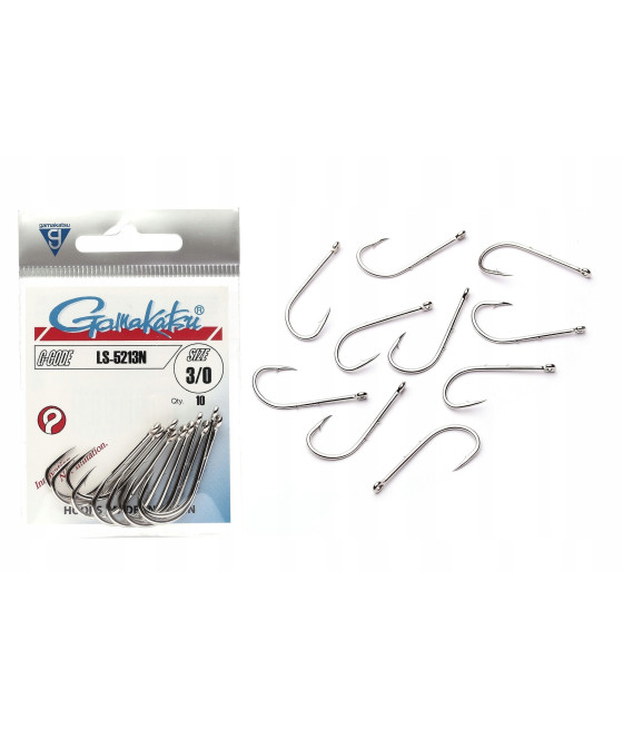 Haczyk Gamakatsu LS-5213 Nickel rozm.2 (25szt.)