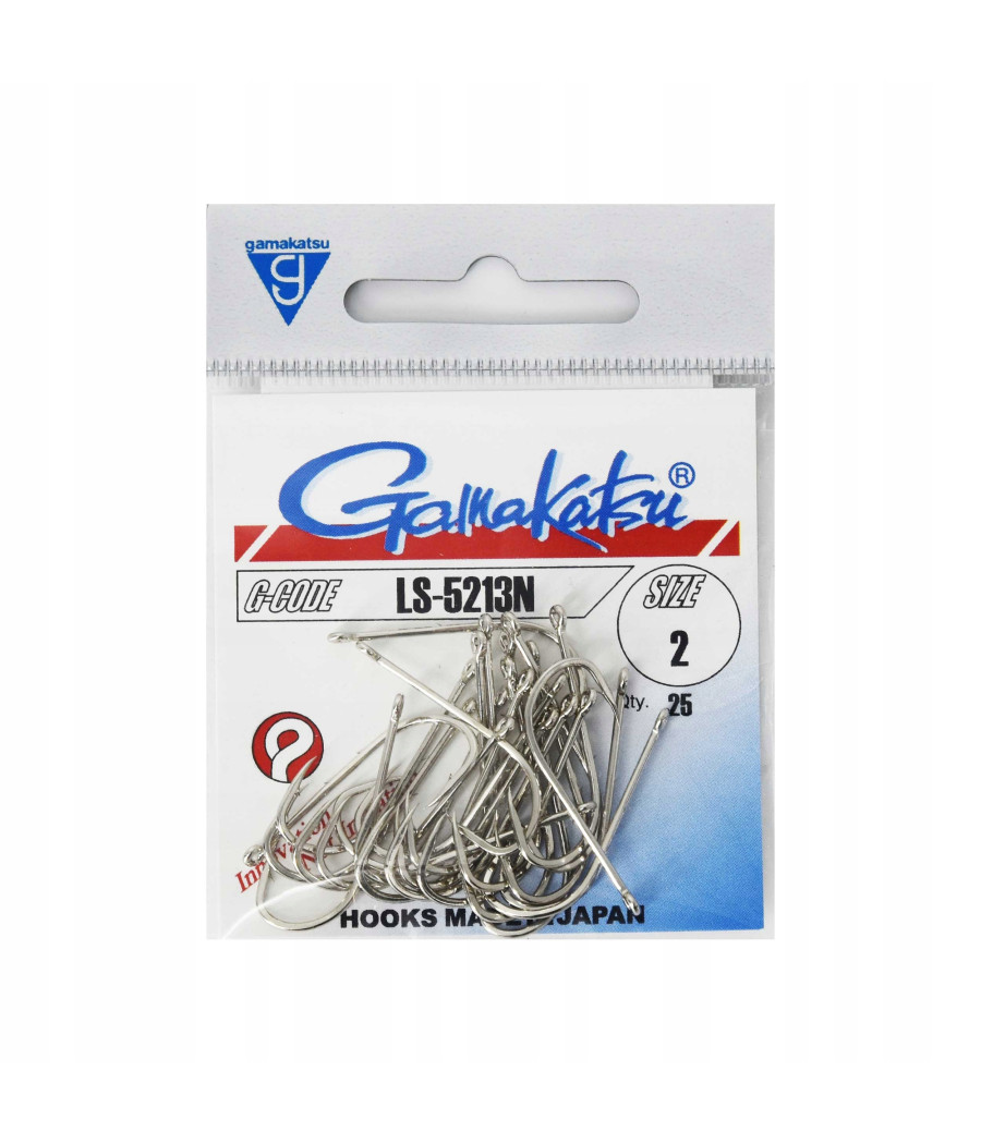 Haczyk Gamakatsu LS-5213 Nickel rozm.2 (25szt.)