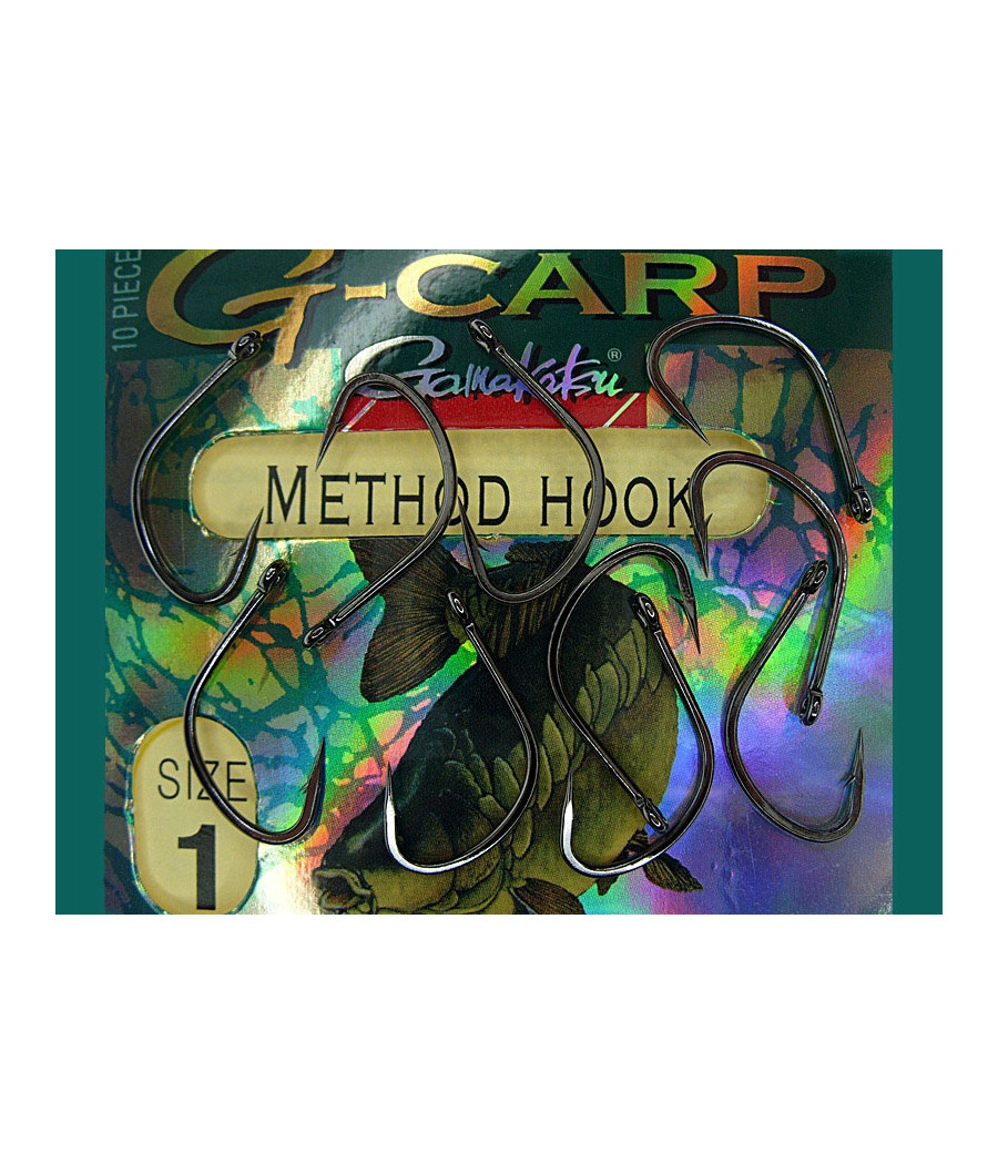 Haczyki karpiowe Gamakatsu G-CARP Method Hook / samozacinające nr 2 /1op. Haczyki karpiowe Gamakatsu G-CARP Method Hook / samozacinające nr 2 /1op.