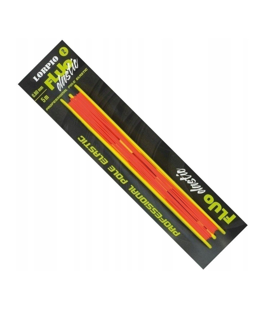 AMORTYZATOR LORPIO FLUO ELASTIC No2 0,80mm 5m AMORTYZATOR LORPIO FLUO ELASTIC No2 0,80mm 5m