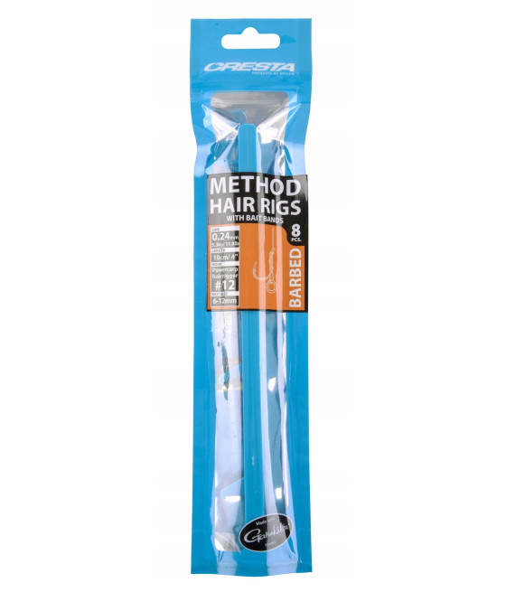 PRZYPON CRESTA METHOD Z GUMKĄ 16-0,20M BARBED SPRO