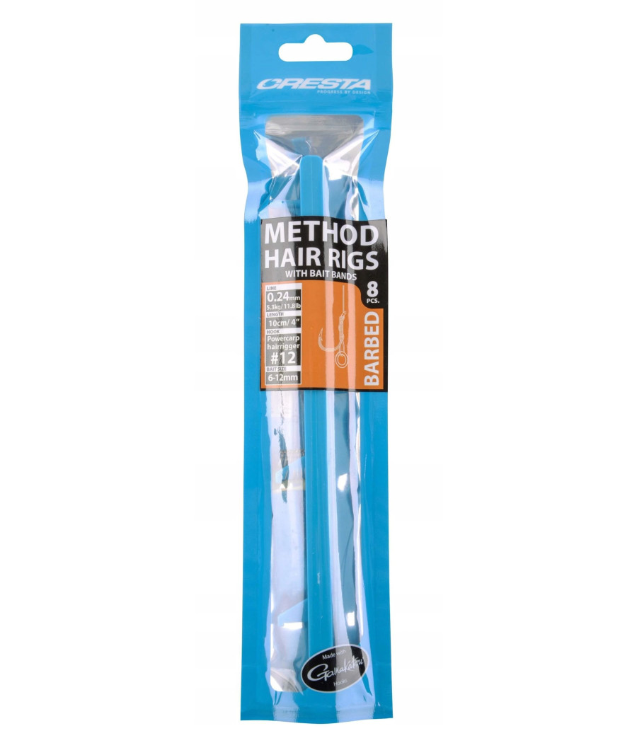 PRZYPON CRESTA METHOD Z GUMKĄ 16-0,20M BARBED SPRO PRZYPON CRESTA METHOD Z GUMKĄ 16-0,20M BARBED SPRO