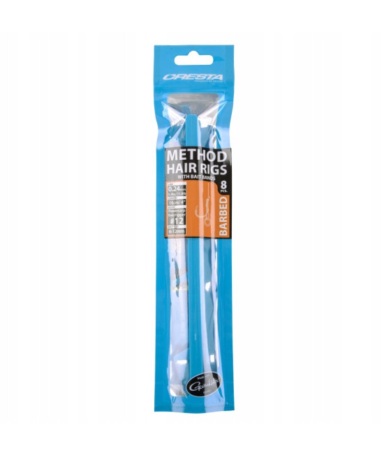 PRZYPON CRESTA METHOD Z GUMKĄ 14-0,22M BARBED SPRO