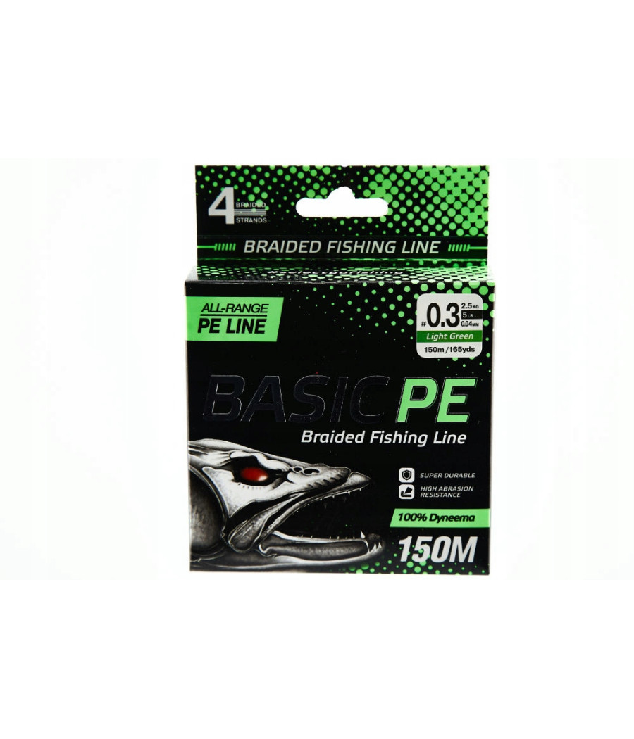 Plecionka Select Basic 4x 0.08mm 150m Jasnozielona