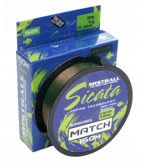 Żyłka Mistrall SICATA 3D MATCH 0,16 mm x 150 m