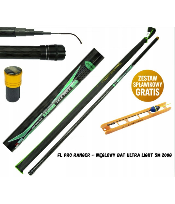 Zestaw Spławikowy BAT 5m FL PRO RANGER + Spławik GRATIS