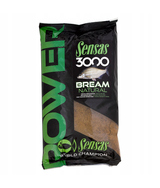ZANĘTA SENSAS 3000 POWER BREAM NATURAL 1KG