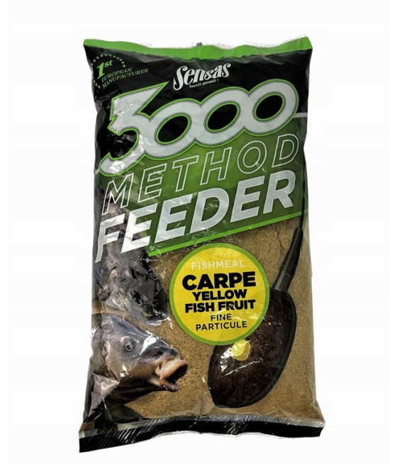 3000 ZANĘTA METHOD CARPE YELLOW 1KG SENSAS