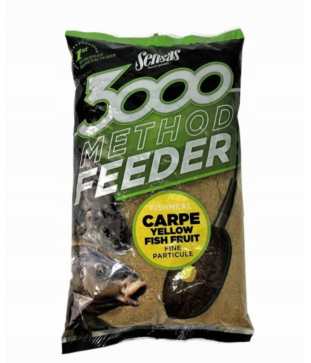 3000 ZANĘTA METHOD CARPE YELLOW 1KG SENSAS