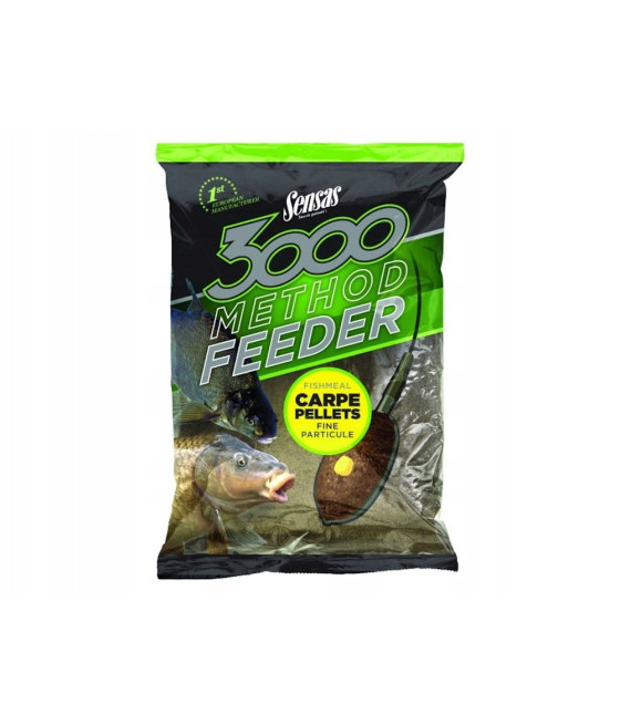 3000 ZANĘTA METHOD CARPE PELLETS 1KG SENSAS