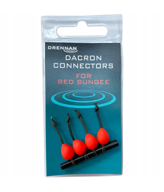 ŁĄCZNIK DRENNAN DACRON CONNECTOR CZERWONY
