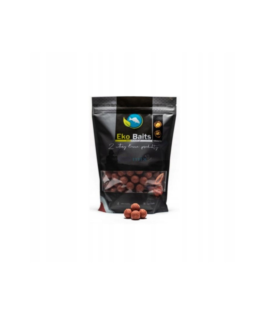 EKO BAITS KULKI PROTEINOWE OPAKOWANIE - 1KG ROZMIAR - 20MM TRUSKAWKA
