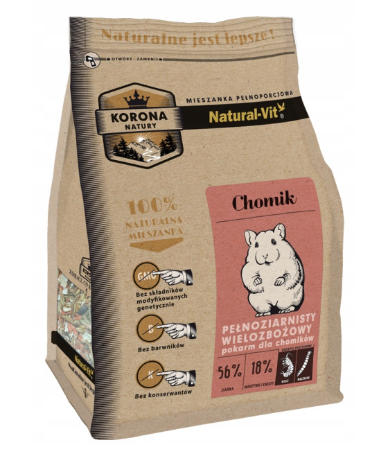 Korona Natury karma mieszanka 1,6 kg chomik