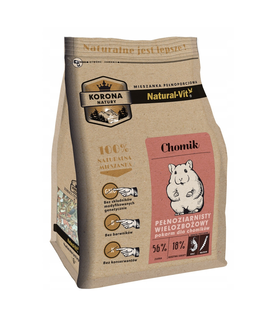 Korona Natury karma mieszanka 1,6 kg chomik Korona Natury karma mieszanka 1,6 kg chomik