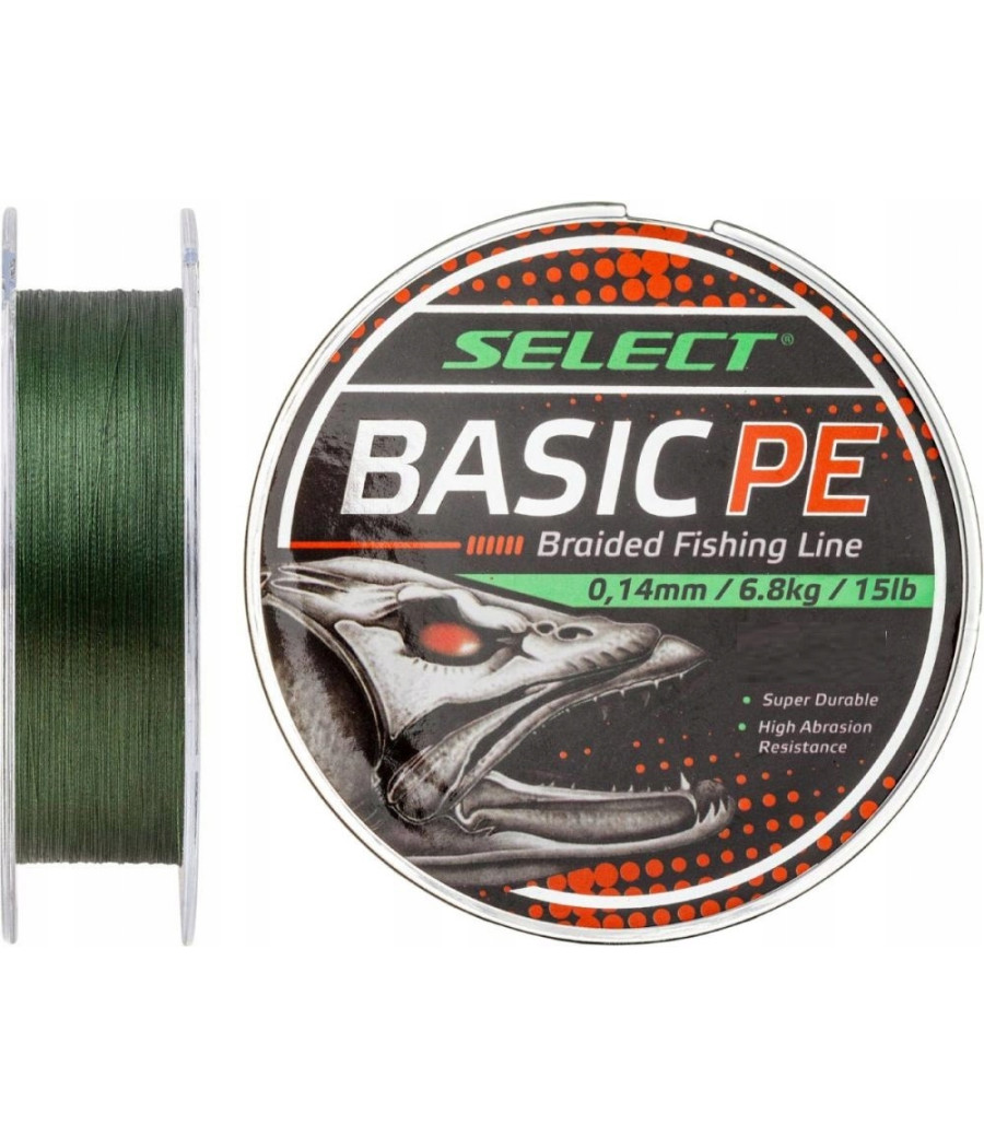 Plecionka Select Basic 4X 0.04mm 150m Ciemnozielona Plecionka Select Basic 4X 0.04mm 150m Ciemnozielona