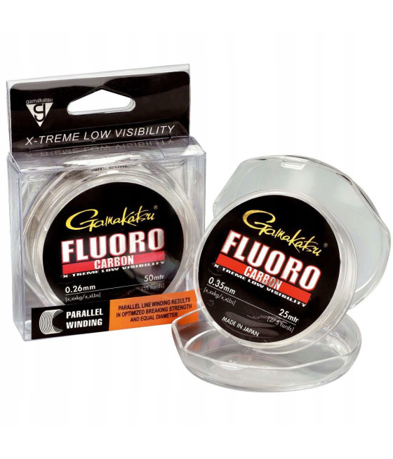 Fluorocarbon Gamakatsu G-Line 0.18mm 2.4kg 25m