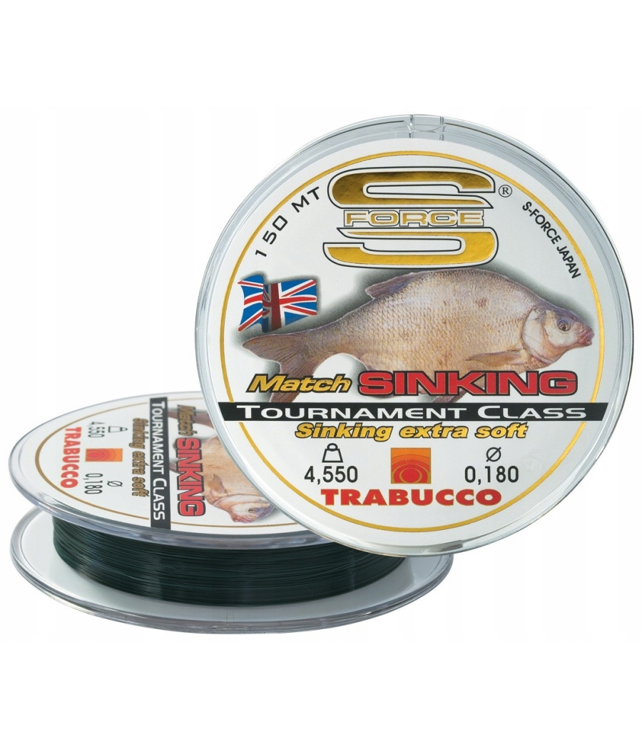 Żyłka Trabucco S-Force Match Sinking 0,14 mm x 150 m