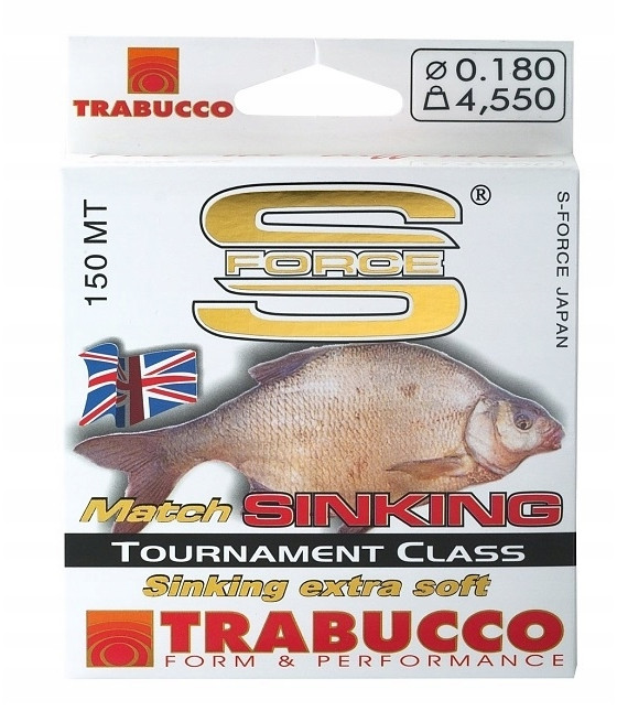 Żyłka Trabucco S-Force Match Sinking 0,14 mm x 150 m