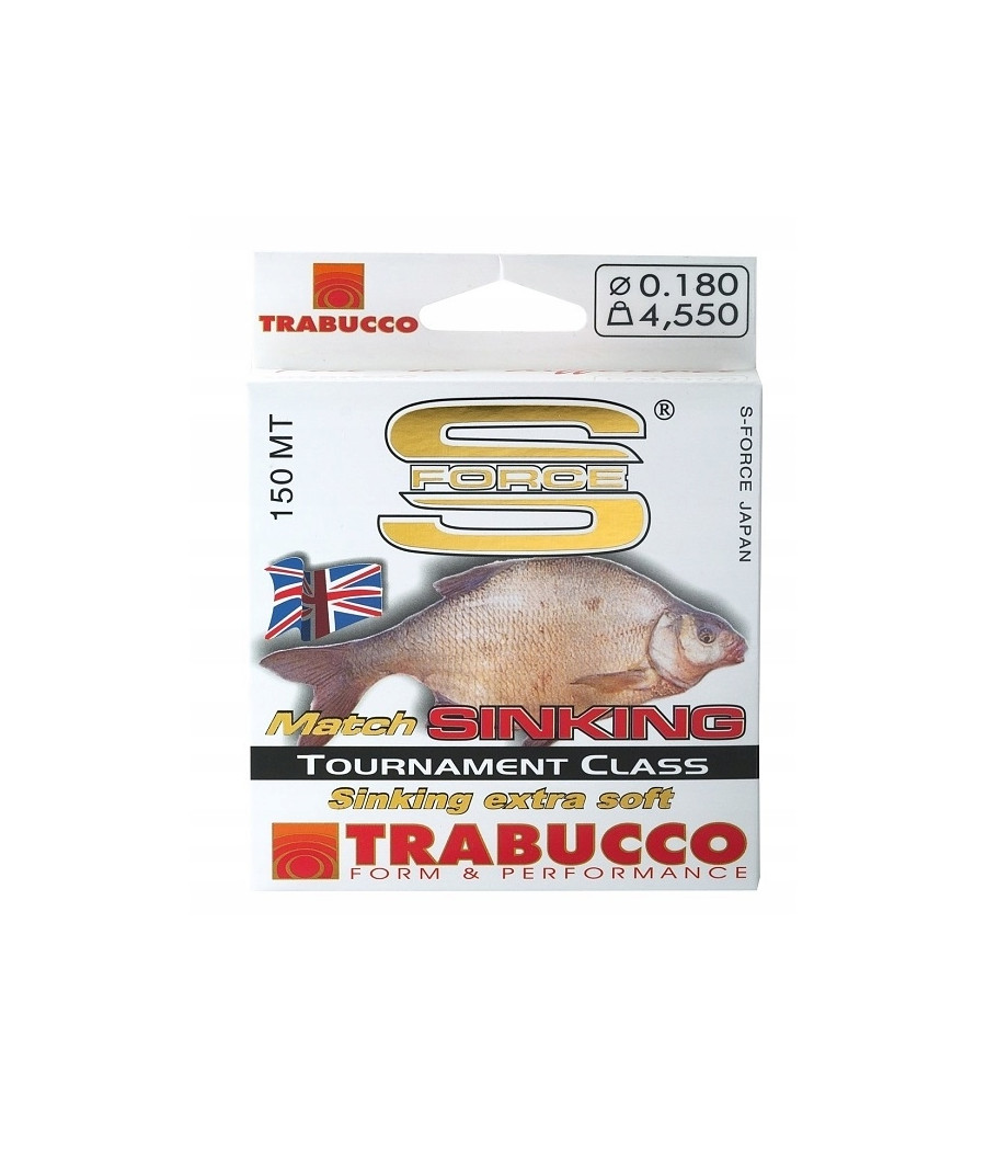 Żyłka Trabucco S-Force Match Sinking 0,14 mm x 150 m