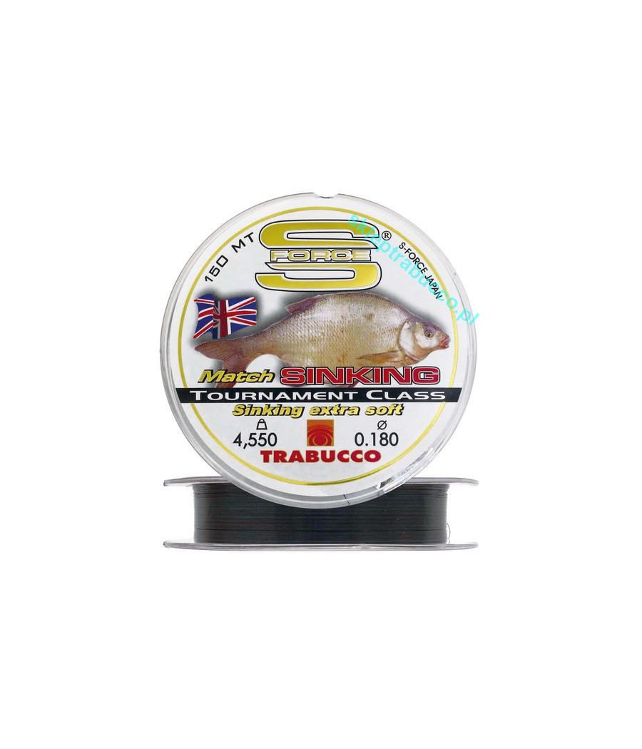 Żyłka Trabucco S-Force Match Sinking 0,14 mm x 150 m