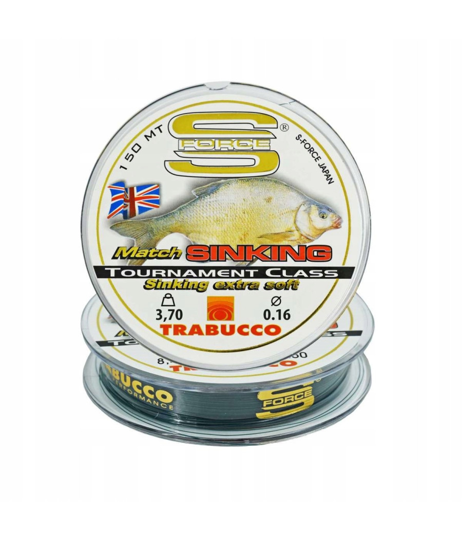 Żyłka Trabucco S-Force Match Sinking 0,14 mm x 150 m