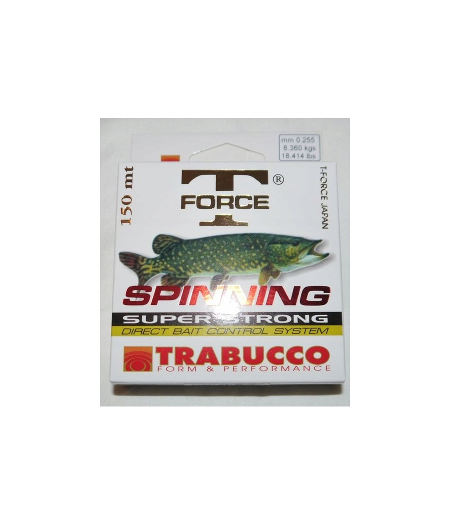 ŻYŁKA TRABUCCO T-FORCE SPIN PIKE 0,255mm 150m ŻYŁKA TRABUCCO T-FORCE SPIN PIKE 0,255mm 150m