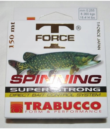 ŻYŁKA TRABUCCO T-FORCE SPIN PIKE 0,255mm 150m