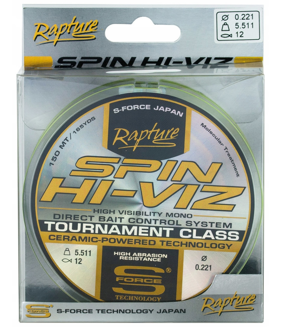 Żyłka Trabucco Rapture Spin Hi-Viz 0,221 mm x 150 m