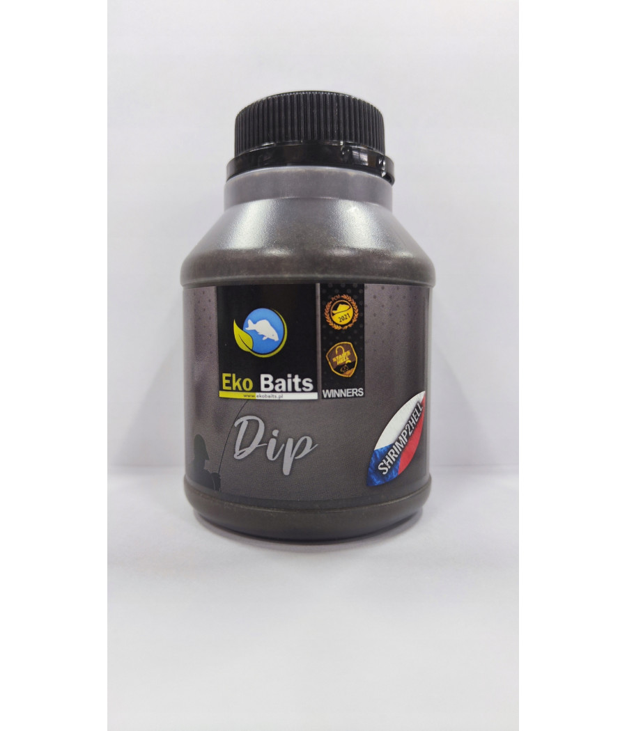Dip EKO BAITS SHRIMP2HELL 250ml - do kulek, pelletu, PVA Dip EKO BAITS SHRIMP2HELL 250ml - do kulek, pelletu, PVA