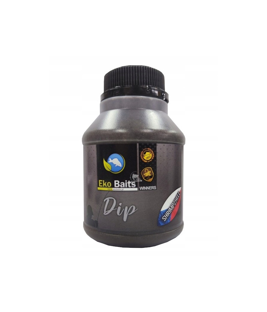 Dip EKO BAITS SHRIMP2HELL 250ml - do kulek, pelletu, PVA