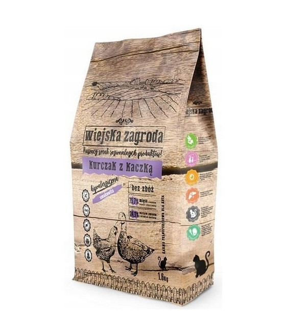 Wiejska Zagroda karma sucha kurczak 1,6 kg