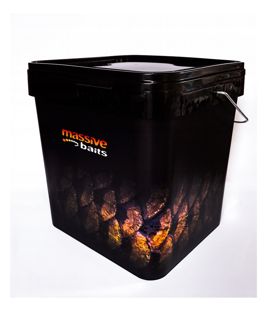 WIADRO CZARNE MESSIVE BAITS 17L