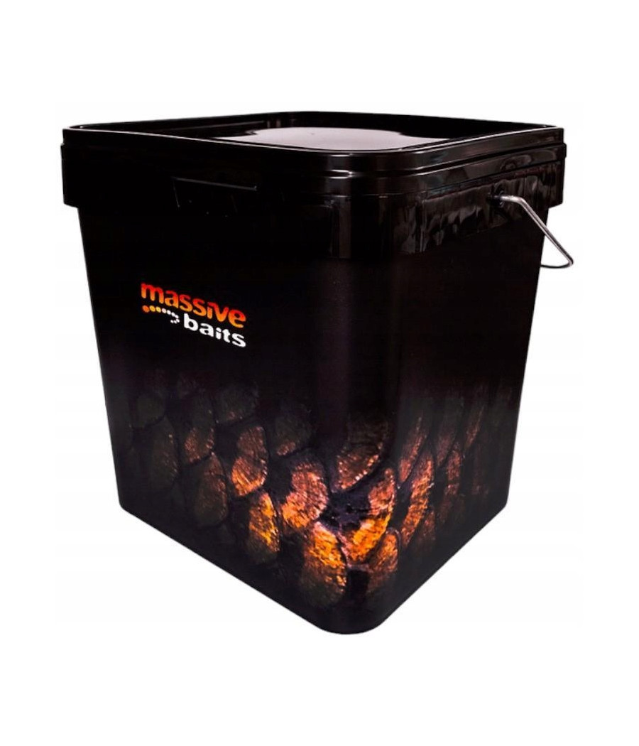 WIADRO CZARNE MESSIVE BAITS 17L