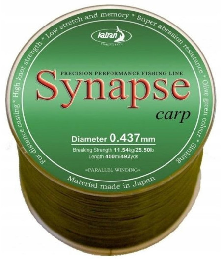 Żyłka Karpiowa Katran Synapse Carp 0,37mm 300m