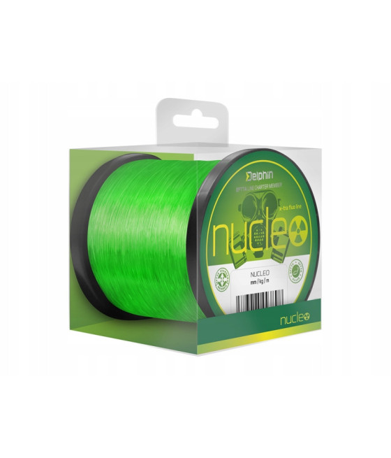 ŻYŁKA DELPHIN KARPIOWA NUCLEO FLUO ZIELONY 0,25MM