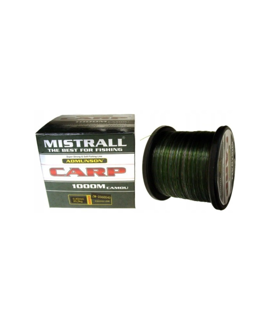 Żyłka Mistrall ADMUNSON CARP 0,4 mm x 1000 m Żyłka Mistrall ADMUNSON CARP 0,4 mm x 1000 m