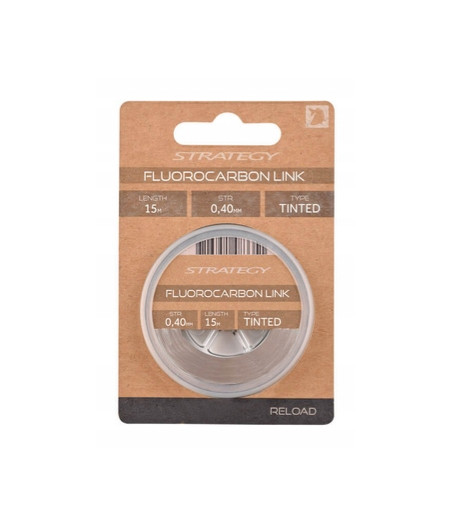 Strategy Fluorocarbon Link 0.40mm/20lb/15m