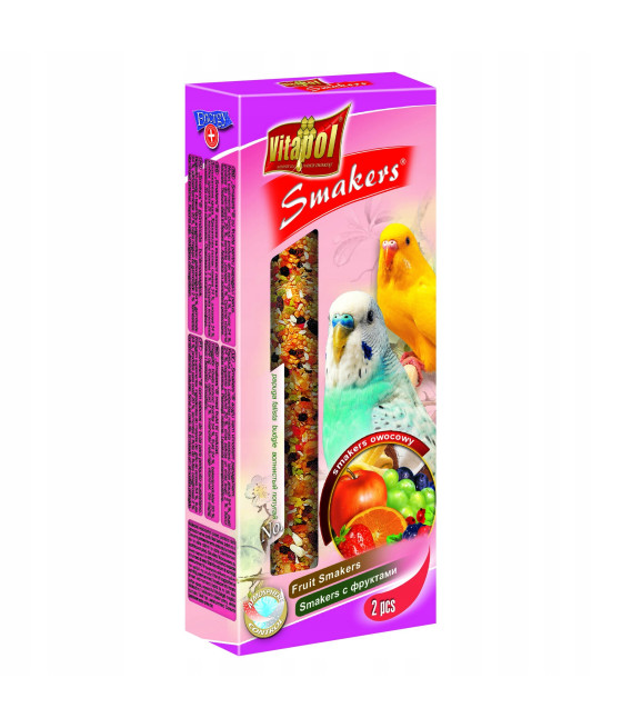 Vitapol Smakers kolba dla papużek falistych - owocowy 90g 2 szt.
