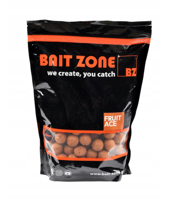 Bait-Zone kulki zanętowe Fruit Ace - 20mm/1kg