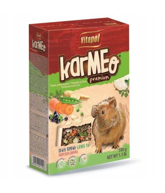 Vitapol Karmeo Premium Karma pełnoporcjowa dla świnki morskiej 500g
