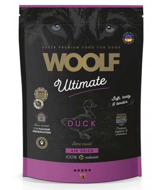 WOOLF Ultimate Soft Dog Duck - kaczka 1kg