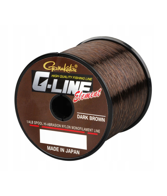 ŻYŁKA ELEMENT DARK BROWN 0.28M 1490M GAMAKATSU