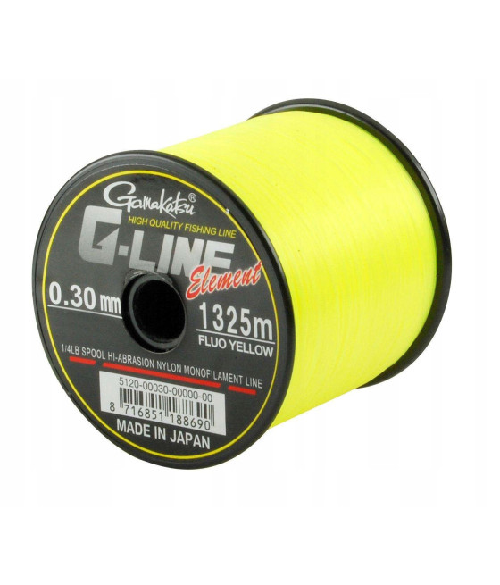 ŻYŁKA ELEMENT F-YELLOW 0.35MM 920M GAMAKATSU