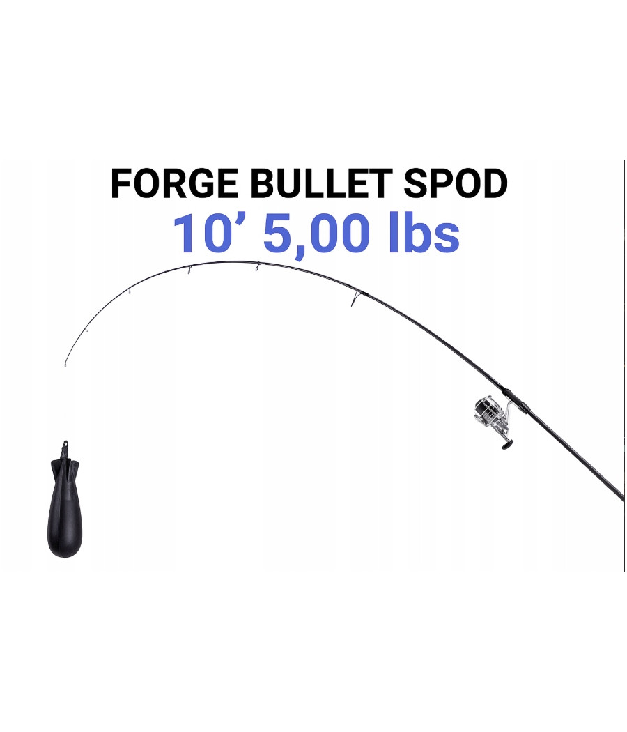 Wędka Forge Bullet Spod 10FT 5.00lbs 2-składowa do rakiety zanętowej
