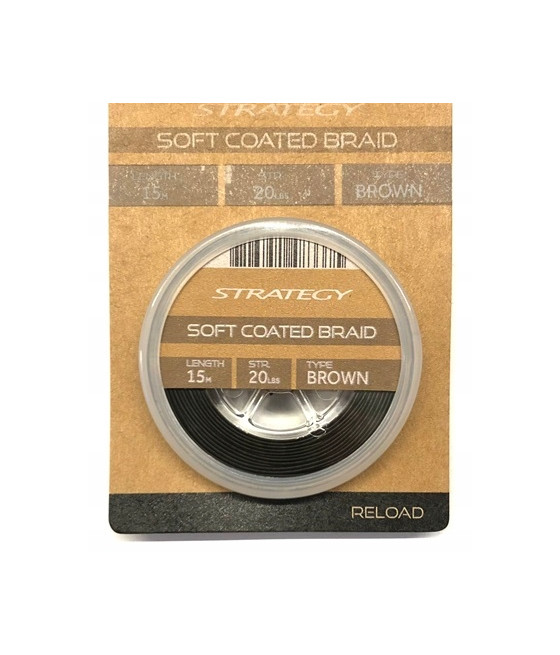 PLECIONKA RELOAD COATED BRAID BROWN 20LBS 15M SPRO
