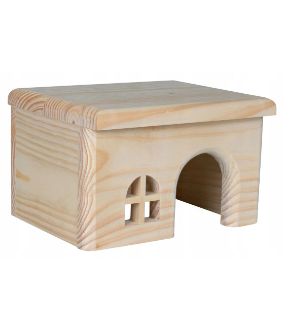 Trixie Domek sosnowy dla gryzoni myszy 15×12×15cm