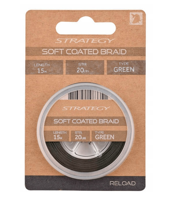 PLECIONKA RELOAD COATED BRAID BROWN 20LBS 15M SPRO