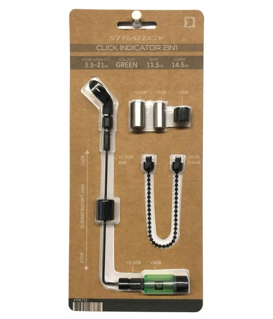 Sygnalizator Brań Hanger / Swinger Strategy Click Indicator 2w1 - Zielony