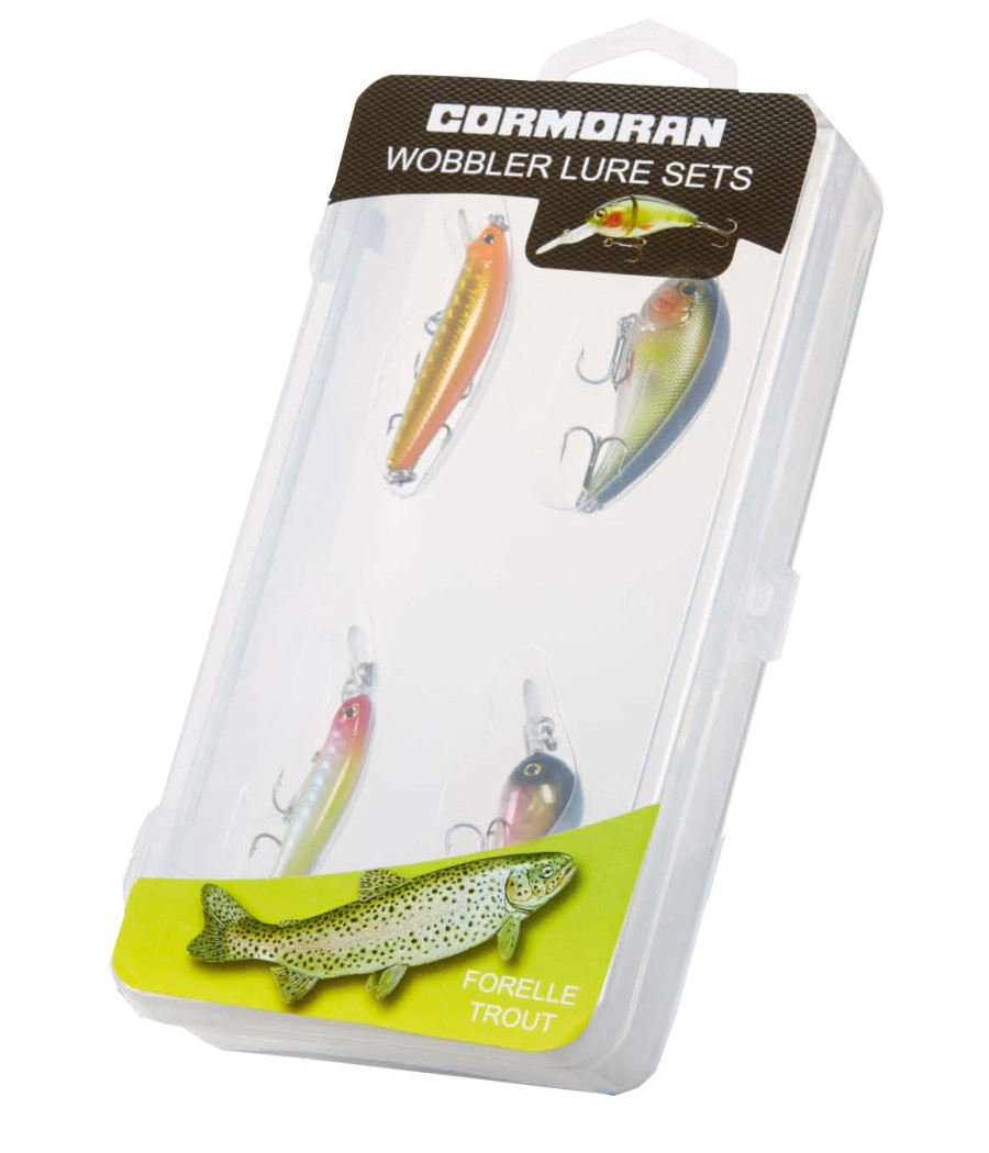 Wobbler Set Forelle CORMORAN