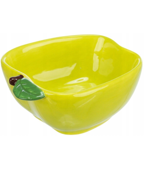 TRIXIE Ceramiczna Miska dla gryzoni w kształcie jabłka 180 ml